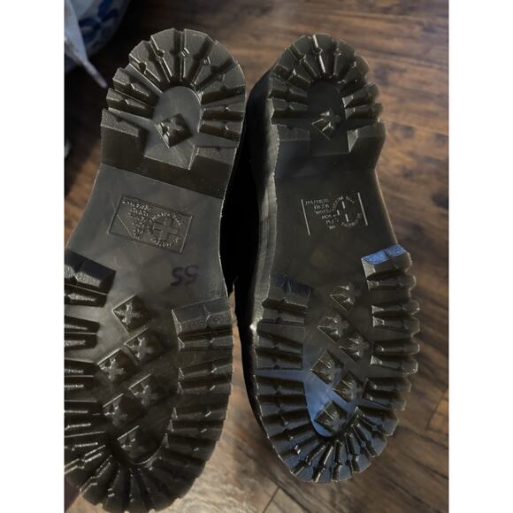 Dr. Martens Adrian Quad Black Platform Loafers Women's 5 Tassel Leather - Picture 7 of 7